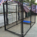 Heavy Duty Black Outdoor Pet Enclosure Dog Kennel Factory